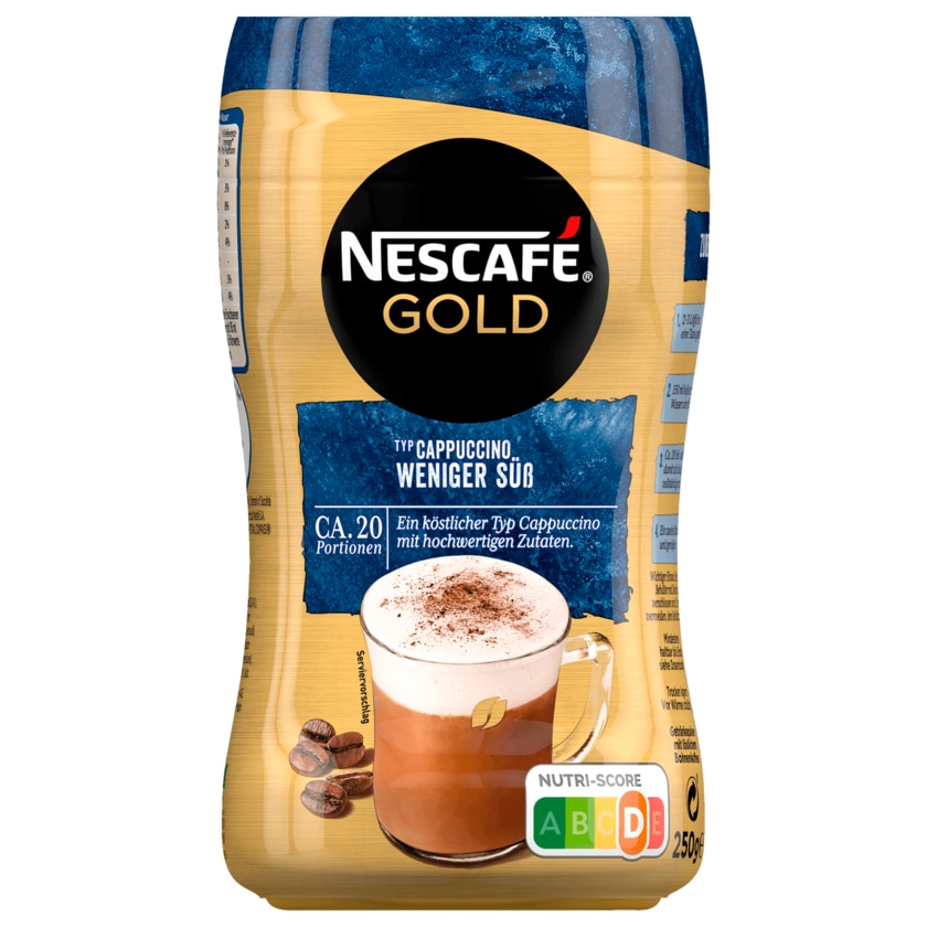 Nescafé Gold Typ Cappuccino Weniger Süß 250g